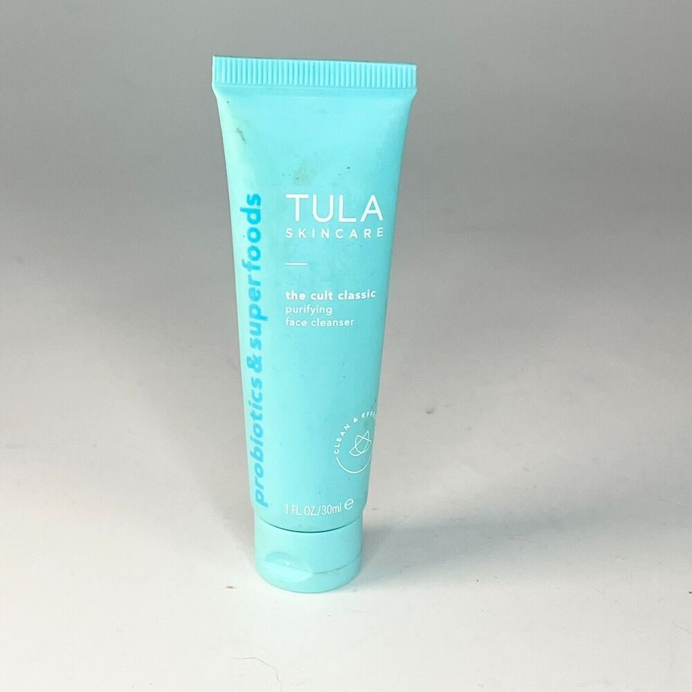 Tula Skincare The Cult Classic Purifying Wash Cleanser Travel 1 fl oz 30ml New